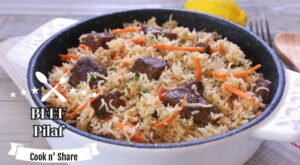Simple and Easy Beef Pilaf (Plove)