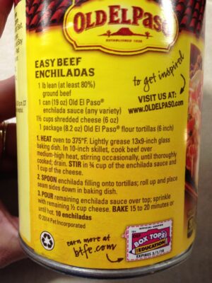 Old El Paso Easy Beef Enchiladas – This recipe is easy and delicious. I add in some refried be… | Mexican food recipes, Easy beef enchiladas, Campbells soup recipes