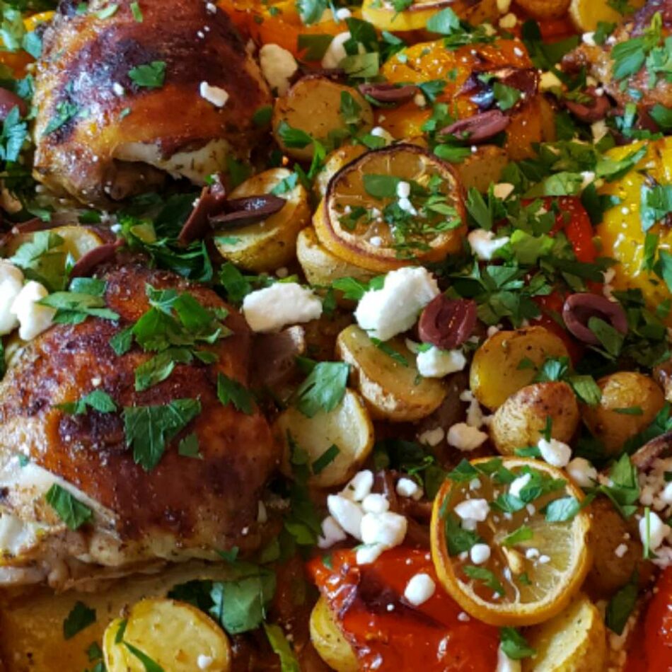 Mediterranean Chicken Sheet Pan Dinner Recipe – Allrecipes