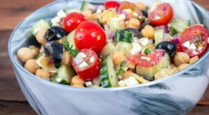 This Greek chickpea salad is the best spin on a classic