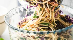Thai Spaghetti Salad ~ a fan favorite pasta salad! | Recipe | Spaghetti salad, Easy pasta salad recipe, Easy thai recipes