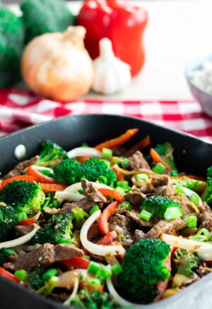 Easy Beef Stir Fry & Vegetables