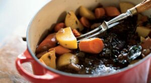Thyme & Garlic Pot Roast with Potatoes & Carrots