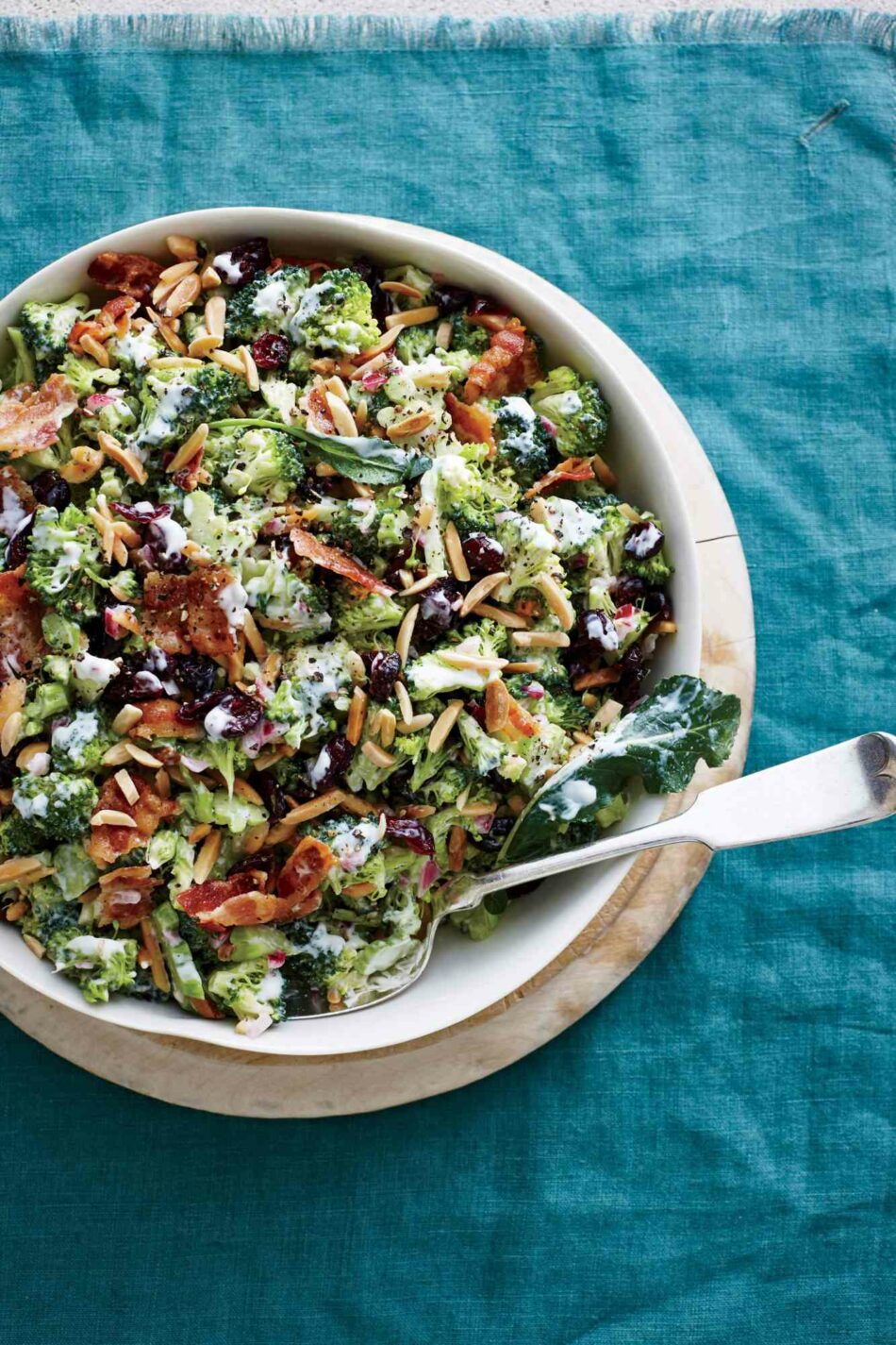 Cranberry-Almond Broccoli Salad Recipe