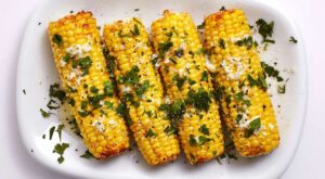 Make Cilantro-Lime Corn on the Cob in an Air Fryer