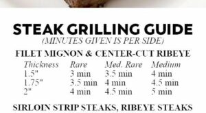 Grilling Steak Guide #grilledsteakmarinades Easy Tips For Grilling Steak – How To Grill Steak At Home  #G… | Grilled steak recipes, Grilling recipes, Grilling guide