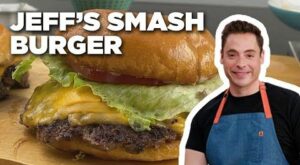 Jeff Mauro’s Northwest Indiana-Style Smash Burger | The Kitchen | Food Network | Food network recipes, Smash burger, The kitchen food network