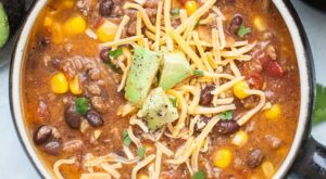 Easy Beef Taco Soup