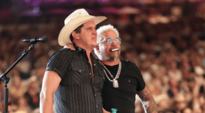Jon Pardi Surprised By Alan Jackson & Guy Fieri During His Stagecoach Performance With An Invitation To Become A Member Of The Grand Ole Opry