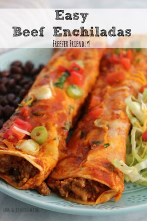 Easy Beef Enchiladas | Freezer Friendly Meal! | Moms Need To Know ™