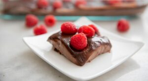 This heart-healthy chocolate pie has no butter, egg yolks or whipped cream