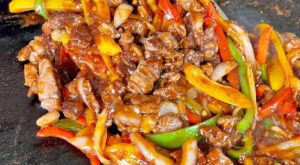 Pepper Steak with Rice – Easy Blackstone Griddle Recipe
