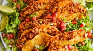 Crispy Baked Chicken Tacos – Damn Delicious