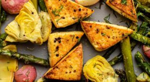 Sheet Pan Tofu with Spring Vegetables – From My Bowl