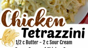Easy Chicken Tetrazzini – only 8-ingredients – The Most Requested Pasta Dish. | Chicken dishes recipes, Recipes, Easy chicken tetrazzini
