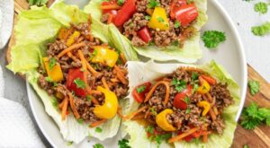 Easy Beef Lettuce Wraps Recipe {Low Carb + 30 Min}