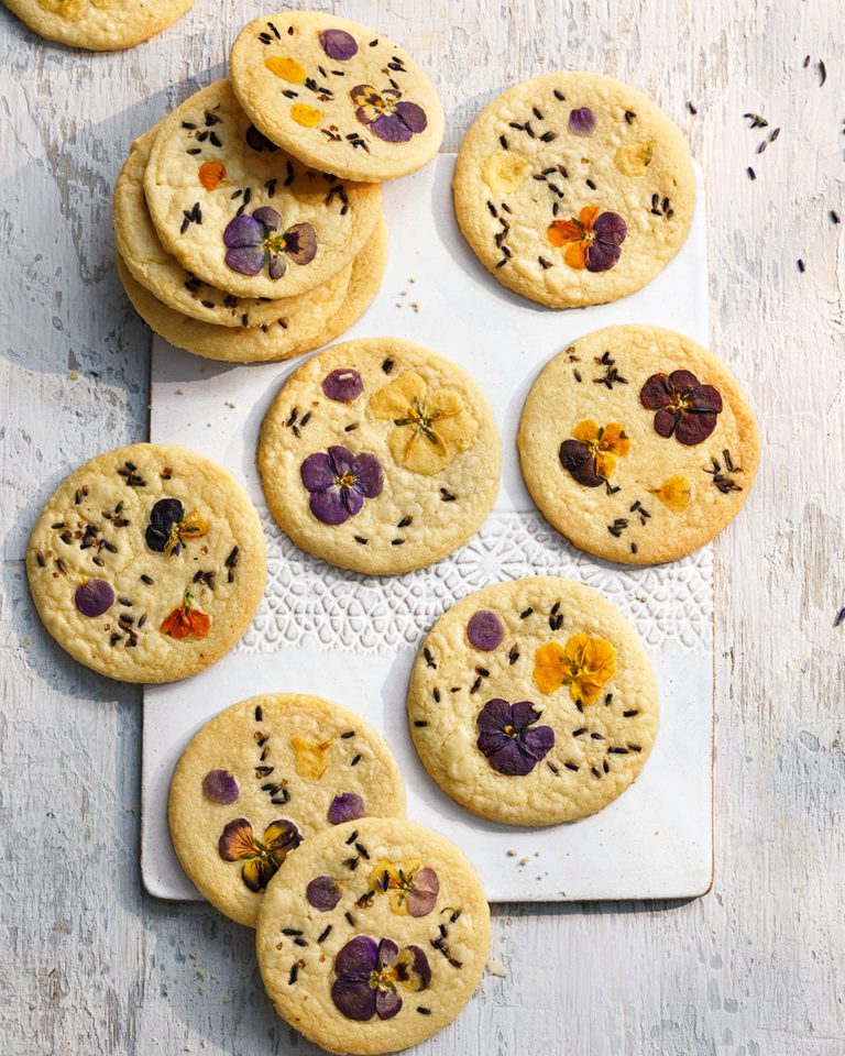 Lavender shortbread biscuits – Delicious Magazine