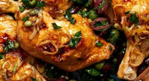 Chicken Quarters with Shallots and Olive Salad – The Modern Proper