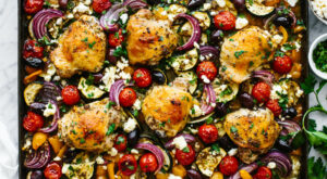 Greek Sheet Pan Chicken Dinner – Downshiftology