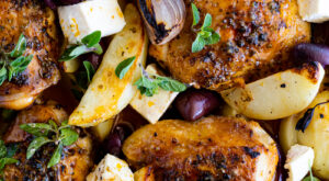 Easy Greek Sheet Pan Chicken with Potatoes – Simply Delicious