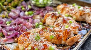 Healthy Sheet Pan Teriyaki Chicken and Vegetables – Sweet Savory and Steph
