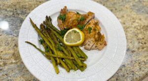 Lemon Seasoned Chicken and Asparagus – Sheet Pan – Julia Pacheco