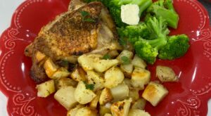 Greek Chicken Thighs with Potatoes – Sheet Pan – Julia Pacheco