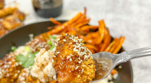 Sheet Pan Sticky Ginger Sesame Chicken and Crispy Sweet Potato Fries – The Lazy K Kitchen –