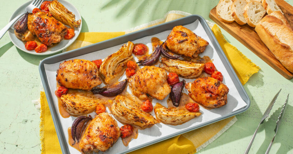 Italian Chicken Sheet Pan Bake with Fennel and Tomato – Better Than Bouillon