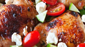 Mediterranean Chicken Thighs Sheet Pan Dinner – Juggling Act Mama