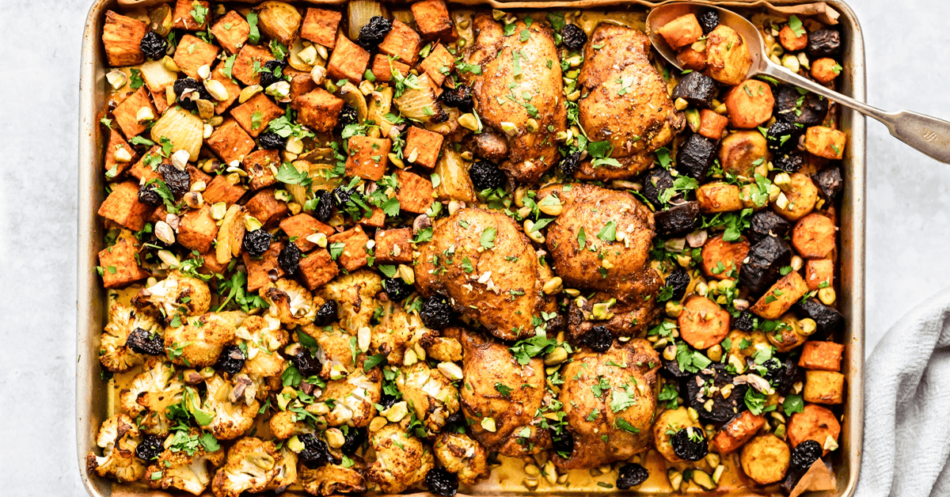 Healthy & Easy Sheet Pan Moroccan Chicken – Ambitious Kitchen