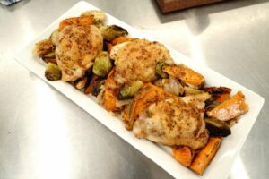 Sheet Pan Chicken and Veggies with Mustard Vinaigrette – Allrecipes
