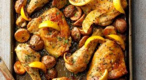 Sheet-Pan Lemon Garlic Chicken Recipe: How to Make It – Taste of Home