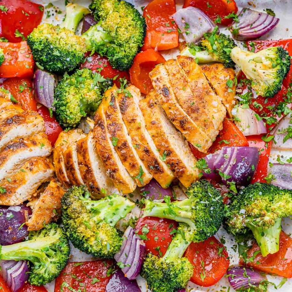 Sheet Pan Baked Chicken Breast with Veggies – Healthy Fitness Meals