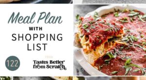 Meal Plan (122) | – Tastes Better From Scratch