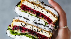 Vegan Sushi Sandwich With Crispy Tofu and Pickled Beets – VegNews