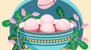 Premium Vector | Asian food traditional sweet soup for chinese new year in flat style – Freepik