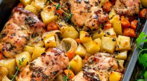 Baked Honey Mustard Chicken With Potatoes – Craving Home Cooked