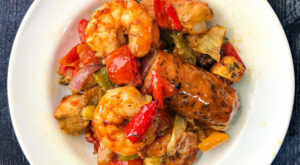 Easy Cajun Sausage and Shrimp Sheet Pan Dinner – low carb too! – My Life Cookbook