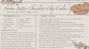 MUW Culinary Arts Erica Cleveland: Brown Butter Chocolate Chip Cookies – WCBI