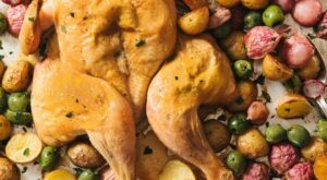 Sheet Pan Roast Chicken with Potatoes, Radishes and Olives – Yahoo Life
