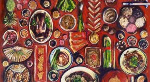 Original Art Still Life Chinese New Year Food Art Dishes – Etsy