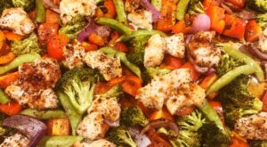 Easy Healthy Weeknight Meal – Sheet Pan Chicken and Veggies – L-A At Home