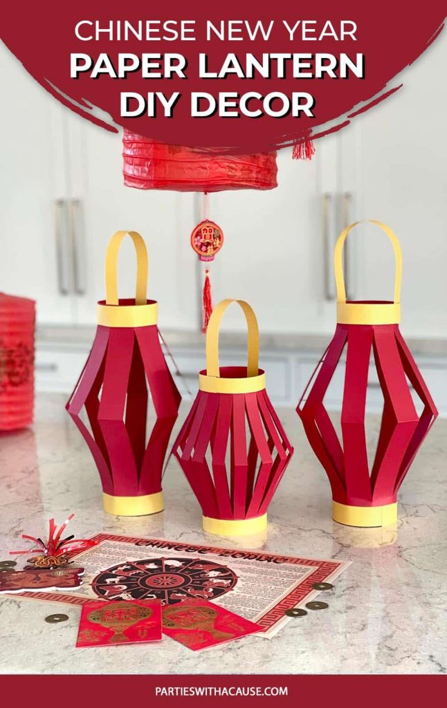 Paper Lanterns Chinese New Year Decor DIY – Parties With A Cause
