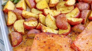 Ham Steak Sheet Pan Meal – The Country Cook