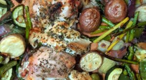 Sheet Pan Chicken Thighs with Vegetables Recipe – The Herbeevore