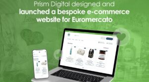Bespoke e-commerce website for Euromercato designed and launched by Prism Digital