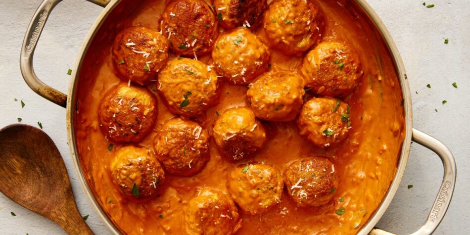For Those Who Can’t Get Enough Vodka Sauce, We Created Vodka Meatballs