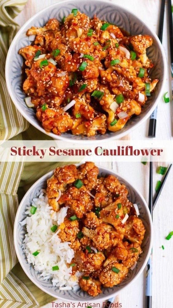 Pin by joy on food | Vegetarian cauliflower recipes, Vegan dinner recipes, Tasty vegetarian recipes