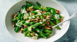 Snap Pea Salad With Walnuts and Parmesan Recipe